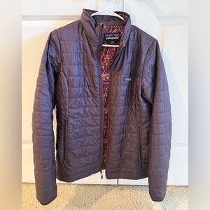 Patagonia Nano Puff Jacket, Obsidian Plum, Size Medium, Like New